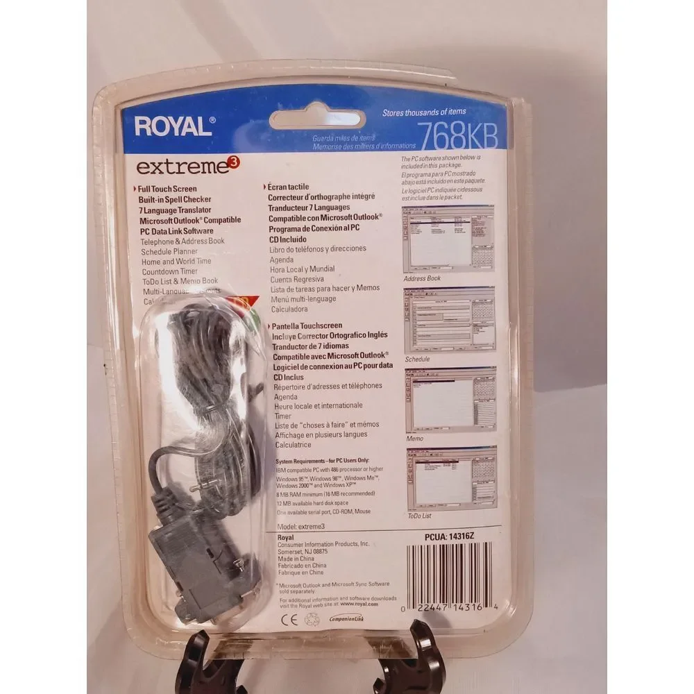 ROYAL‎ Extreme 3 PDA Personal Digital Assistant Translator 768KB New & Sealed